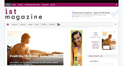 Desktop Screenshot of istmagazine.com